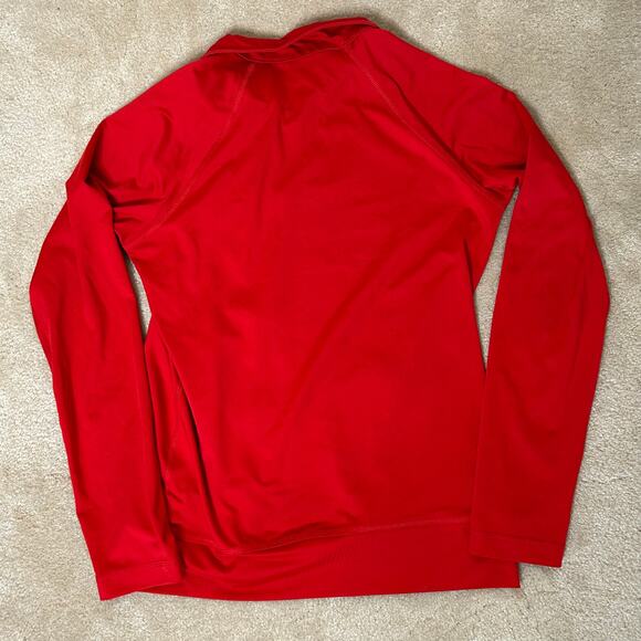 Danskin Now Woman’s Raglan Piped Track Jacket Red Sz S - Picture 4 of 9